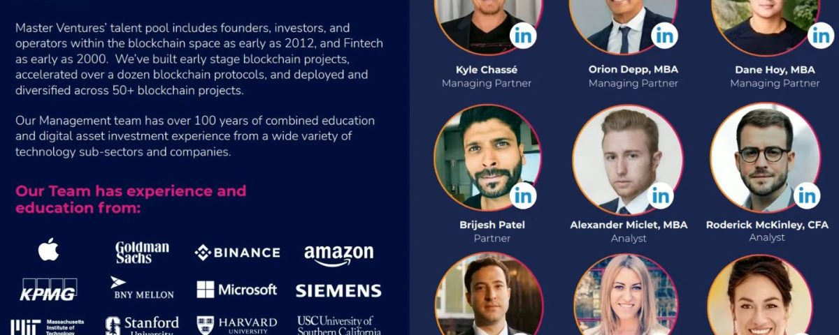 Orion Depp Crypto VC Fund Team
