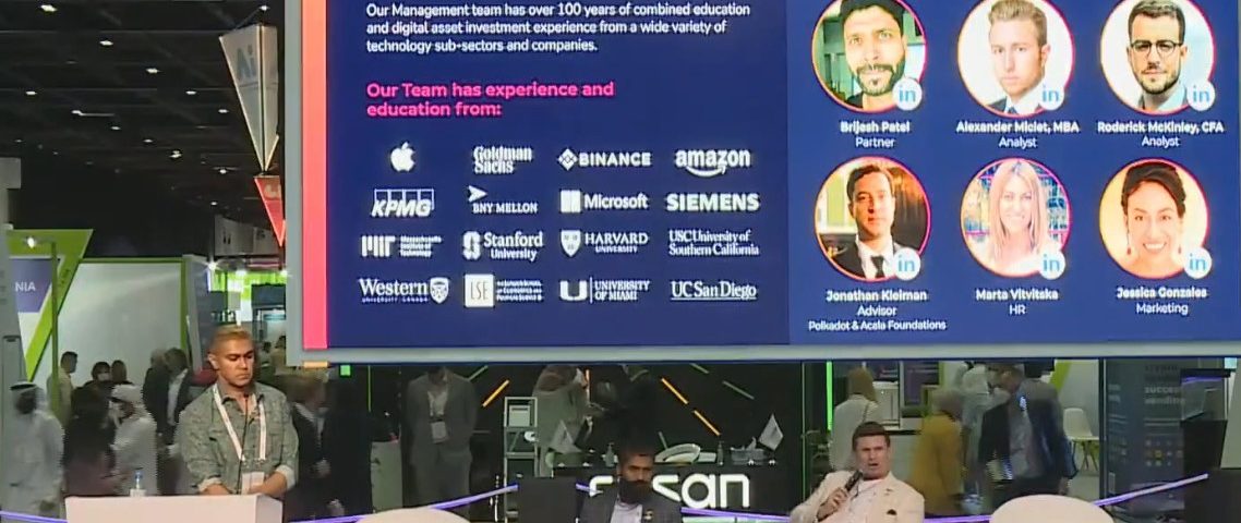 Orion Depp Presenting Investment Team Crypto Fund Gitex